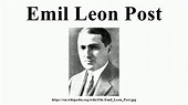 Emil Leon Post - YouTube