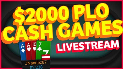 2000 Omaha Cash Game Live Stream With Jnandez Youtube