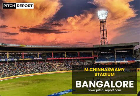 Mchinnaswamy Stadium Bengaluru Pitch Report Pitch Report For