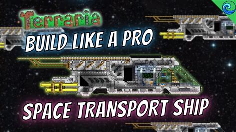 Building In Space The Transport Ship Terraria 14 Speedbuild