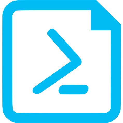 Powershell File Vector Svg Icon Png Repo Free Png Icons
