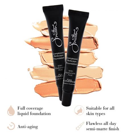 Complexion Perfection Full Coverage Foundation Smitten Cosmetics