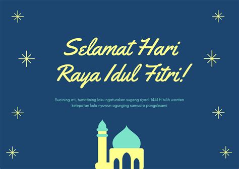 10+ Ucapan Hari Raya Idul Fitri Bahasa Jawa - omndo.com