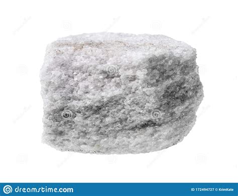 Raw Marble Rock Cutout On White Stock Image Image Of Gemstone