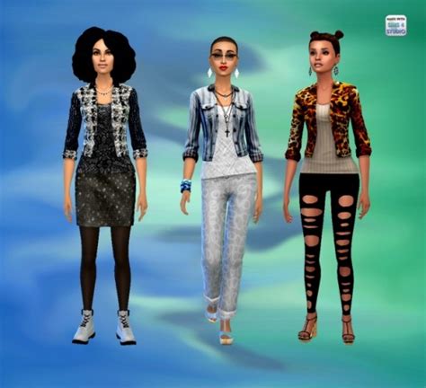 Tops Jackets And Tees At Dreaming 4 Sims Sims 4 Updates