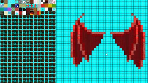 Pixel Art Angel Wings