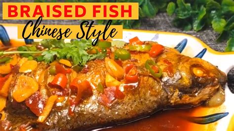 Braised Fish Chinese Style Easy Fish Recipe Youtube