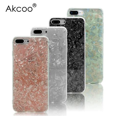 Akcoo Premium Shiny Cases For Iphone 7 8 Plus Glitter Soft Case For