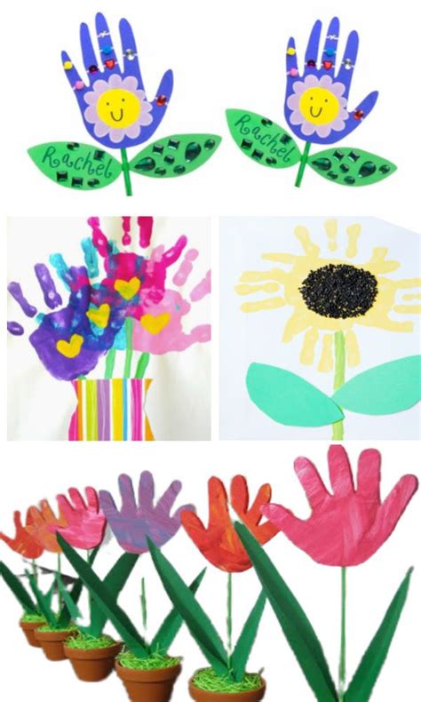 Spring Flower Crafts | Spring flower crafts, Flower crafts kids, Flower ...