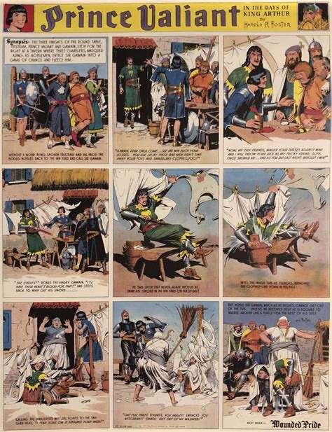 Comicsinthegoldenage On Twitter Prince Valiant By Hal Foster From May