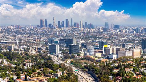 Download Los Angeles Daytime Skyline Wallpaper