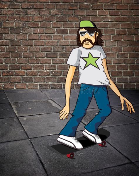 Skater Dude Stock Vector Illustration Of Sign Grunge 21518759