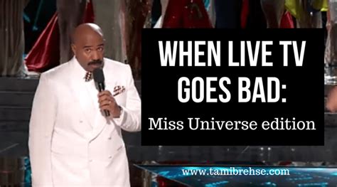 The Miss Universe Flub How Steve Harvey Got It Right Tami Brehse