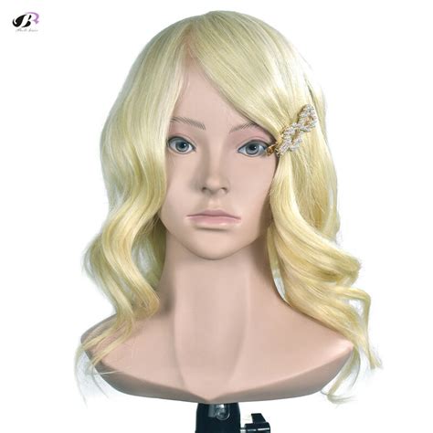 Boli Hair 100 Human Hair Mannequin Head Professional Training Head For Salon 35cm Mannequin