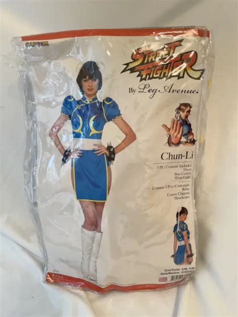 Chun Li Costume Adult Street Fighter Halloween Fancy Dress 7500 Picclick
