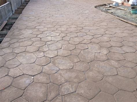 Maybe you would like to learn more about one of these? Cement driveway has been poured. Nice look. | Cement driveway, Outdoor patio, Tile floor