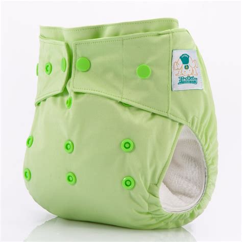 Jinobaby Aio One Size Cloth Diapers Super Dry Diaper Pants Mint Green