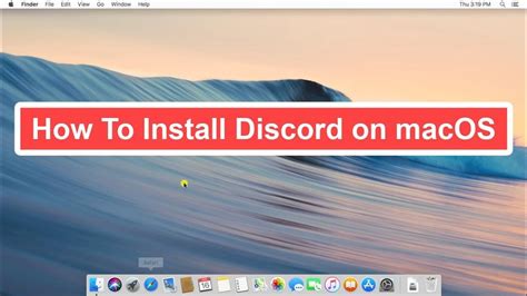 How To Install Discord On Macos Tutorial Youtube