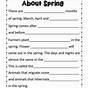 Fill In The Blank Worksheet 2nd Grade