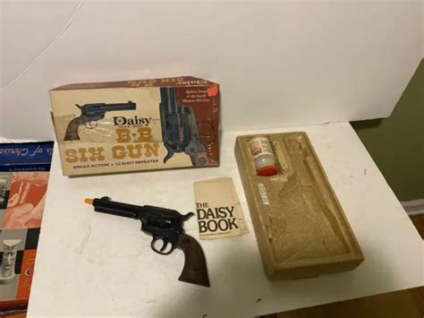 Daisy Peacemaker Bb Six Gun Pistol Model Vintage In Box Cowboy