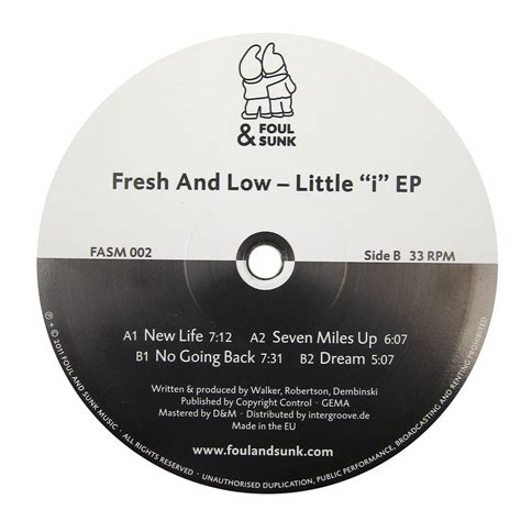 Fresh And Low Little I Vinyl 12