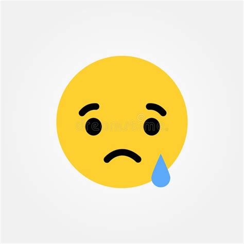 Crying Emoticon Stock Vector Illustration Of Mascot 27501928