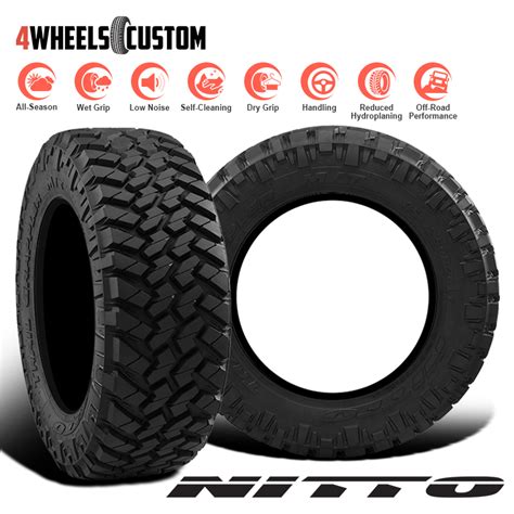 2 X New Nitto Trail Grappler Mt 28570r16 125122p Off Road Traction