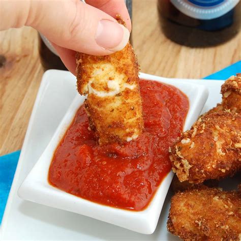 Homemade Fried Mozzarella Sticks Recipe Sweet Peas Kitchen