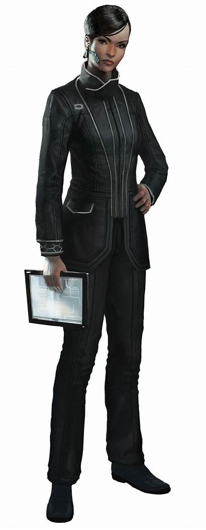 Uniform Corporation Concept Character Secret Characters Cyberpunk