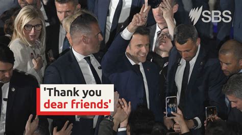 French President Emmanuel Macron Defeats Far Right Candidate Marine Le Pen Sbs News