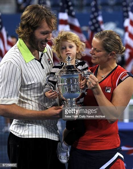 Kim Clijsters With Daughter Jada Ellie And Husband Brian Lynch After