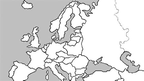 Blank Map Of Europe During Ww Images And Photos Finder