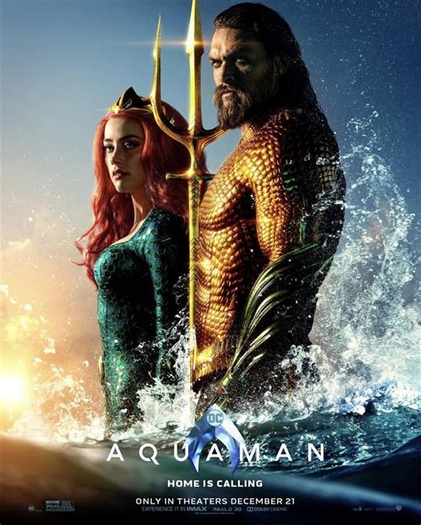 Últimas Tendencias Aquaman Y Mera Destacan En El Nuevo Cartel De Aquaman