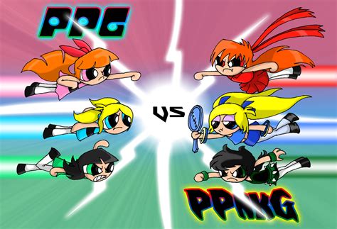 powerpuff vs powerpunk by tmntsam on deviantart