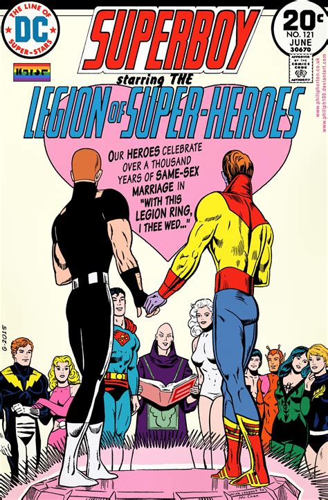Gay Romance In The Legion Justice League Cover Homage 1970s Jed