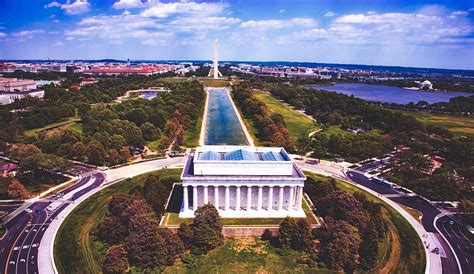 Aerial View Of The National Mall Washington D C Photograph By