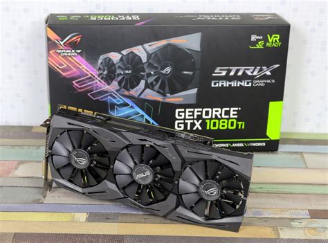 Обзор и тестирование видеокарты Rog Strix Geforce Gtx 1080 Ti Oc