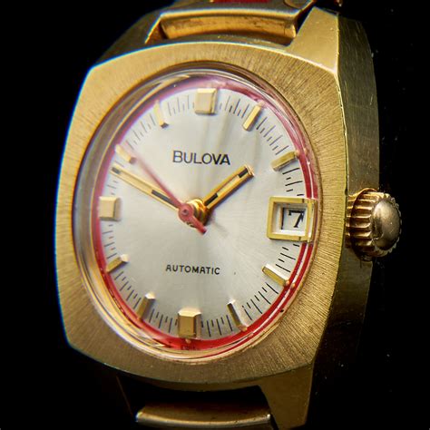 70s Bulova Ladies Gold Bracelet Watch | Bulova Watch | Vintage Ladies Watch | MCM Bulova Ladies 
