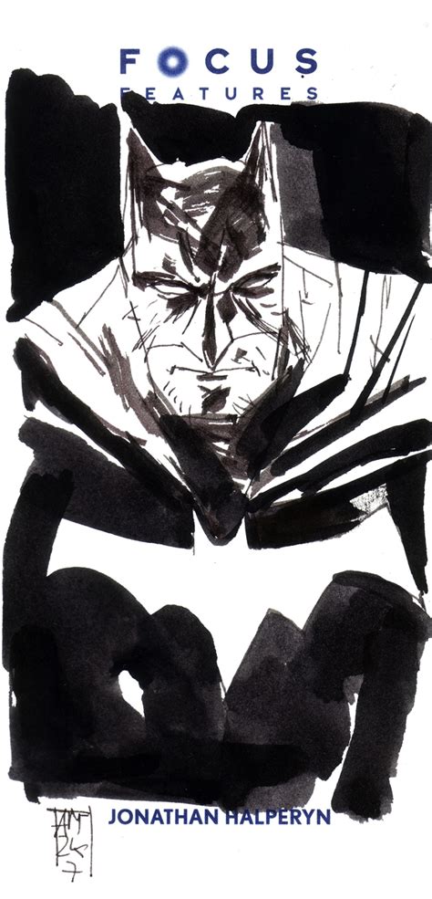 21 Alex Maleev Batman In Jonathan Hs Sketch Series Comic Art