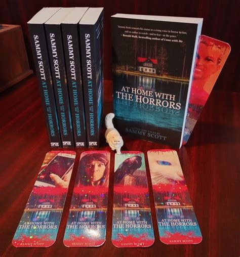 at home with the horrors 14 chilling tales by sammy scott signed paperback bundle etsy