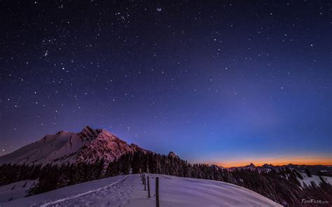 The Stars And The Sunset Tomfear Sunset Natural Landmarks Landscape