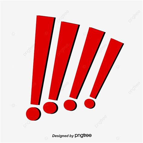 Exclamation Mark Hd Transparent Exclamation Mark Vector Material Exclamation Point Vector