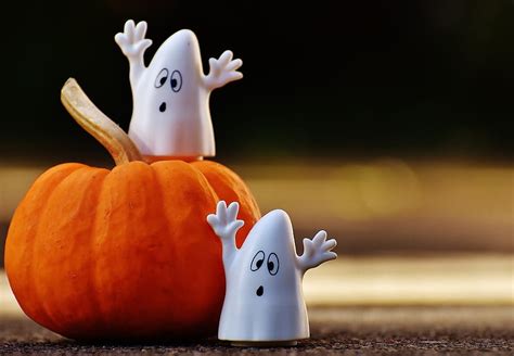 Boo Ghosts Halloween Pumpkin Lovely Hd Wallpaper Peakpx