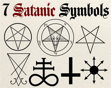 Satanic Symbols Satanic Alphabet