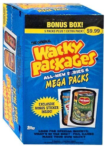 Wacky Packages Series 6 Trading Card Sticker Bonus Box
