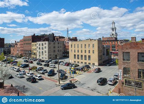 Historic Buildings In Lawrence Massachusetts Usa Editorial Stock