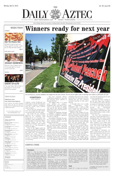 The Daily Aztec Vol 95 Issue 98 By The Daily Aztec Issuu