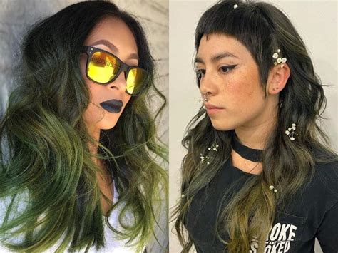 43 Unboring Styles With Green Hair Color 2024 Trends