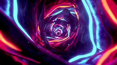 Download Neon Tunnel Animated Wallpaper Wallpaper