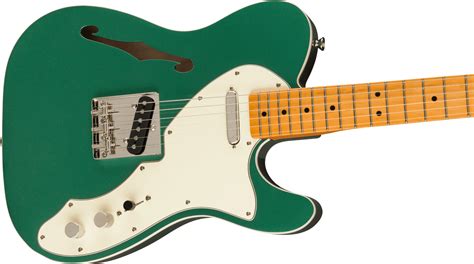 Squier Fsr Classic Vibe 60s Telecaster Thinline Electric Guitar In Sherwood Green Andertons